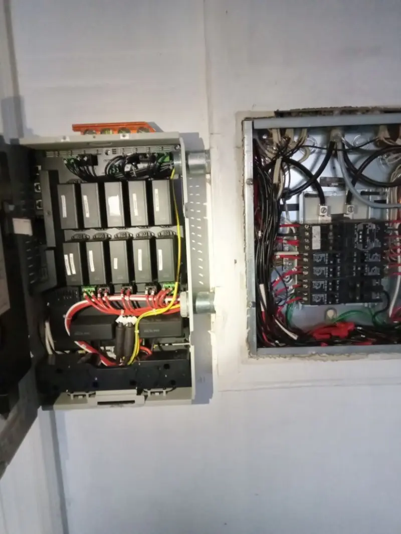 Electrical panel upgrade completed for Carbon Monoxide Detector Installation in Hubbard
